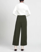Alessia Santi Womens Pants Military in Green