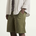 Norse Projects Men's Kvitfell Relaxed Twill Shorts in Olive Night