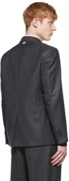 Thom Browne SSENSE Exclusive Grey Wool Blazer