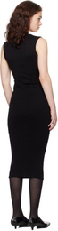 FLORE FLORE Black Dewi Midi Dress