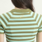 Damson Madder Women's Delphi Polo Top in Green