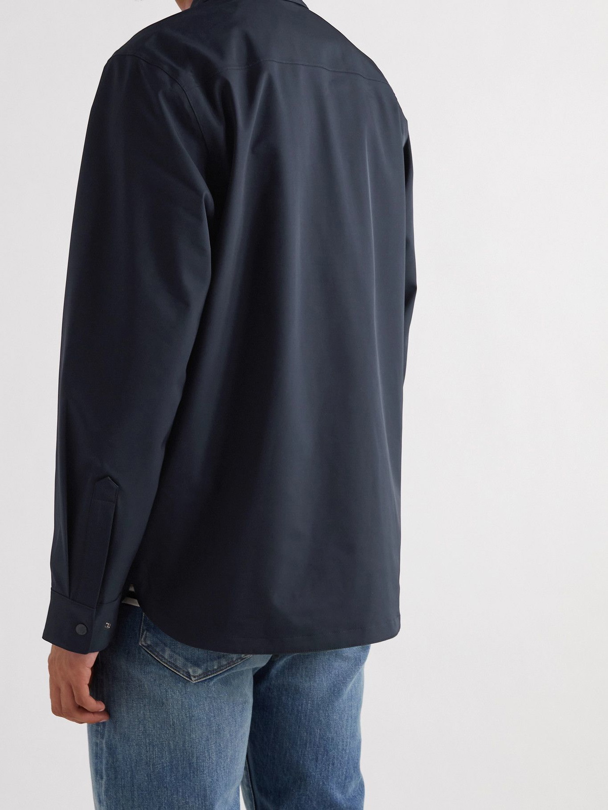 NN07 - Timothy Shell Shirt Jacket - Blue NN07