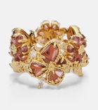 Zimmermann Bloom gold-plated embellished ring