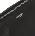 SAINT LAURENT - Logo-Debossed Leather Belt Bag - Black