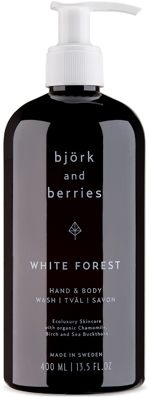 Photo: bjork and berries White Forest Hand & Body Wash, 400 mL