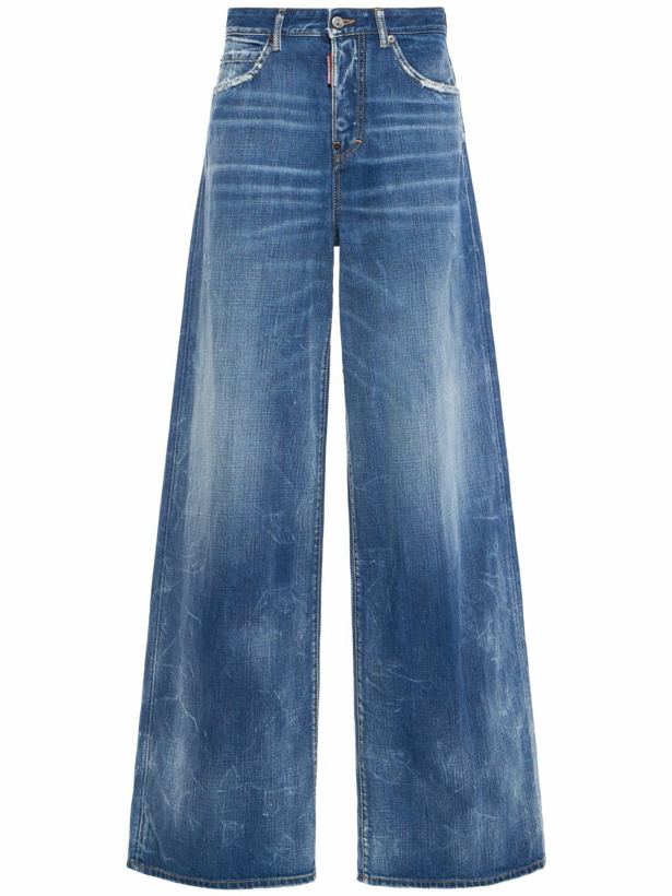 Photo: DSQUARED2 Traveller Mid Rise Wide Jeans