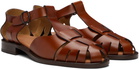 HEREU Tan Pesca Sandals