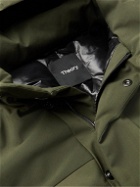 Theory - Wilson Recycled Shell Hooded Down Jacket - Green