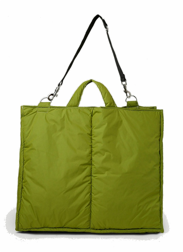 Photo: Puffed XL Tote Bag in Green