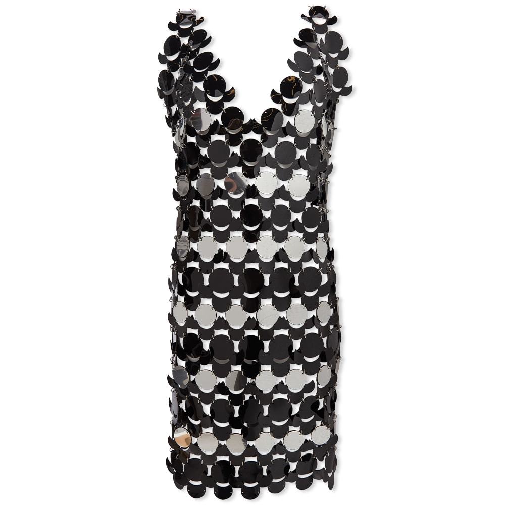 blue dress for baby girl Women's Midnight Sparkle Sequin Halter Dress in Black main image 0