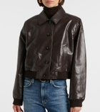 Citizens of Humanity Lola leather bomber jacket