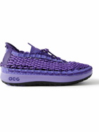 Nike - ACG Watercat Rubber-Trimmed Woven Cord Sneakers - Purple