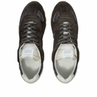 Maison Margiela Men's Suede Toe Runner Sneakers in Charcoal Grey/Anthracite