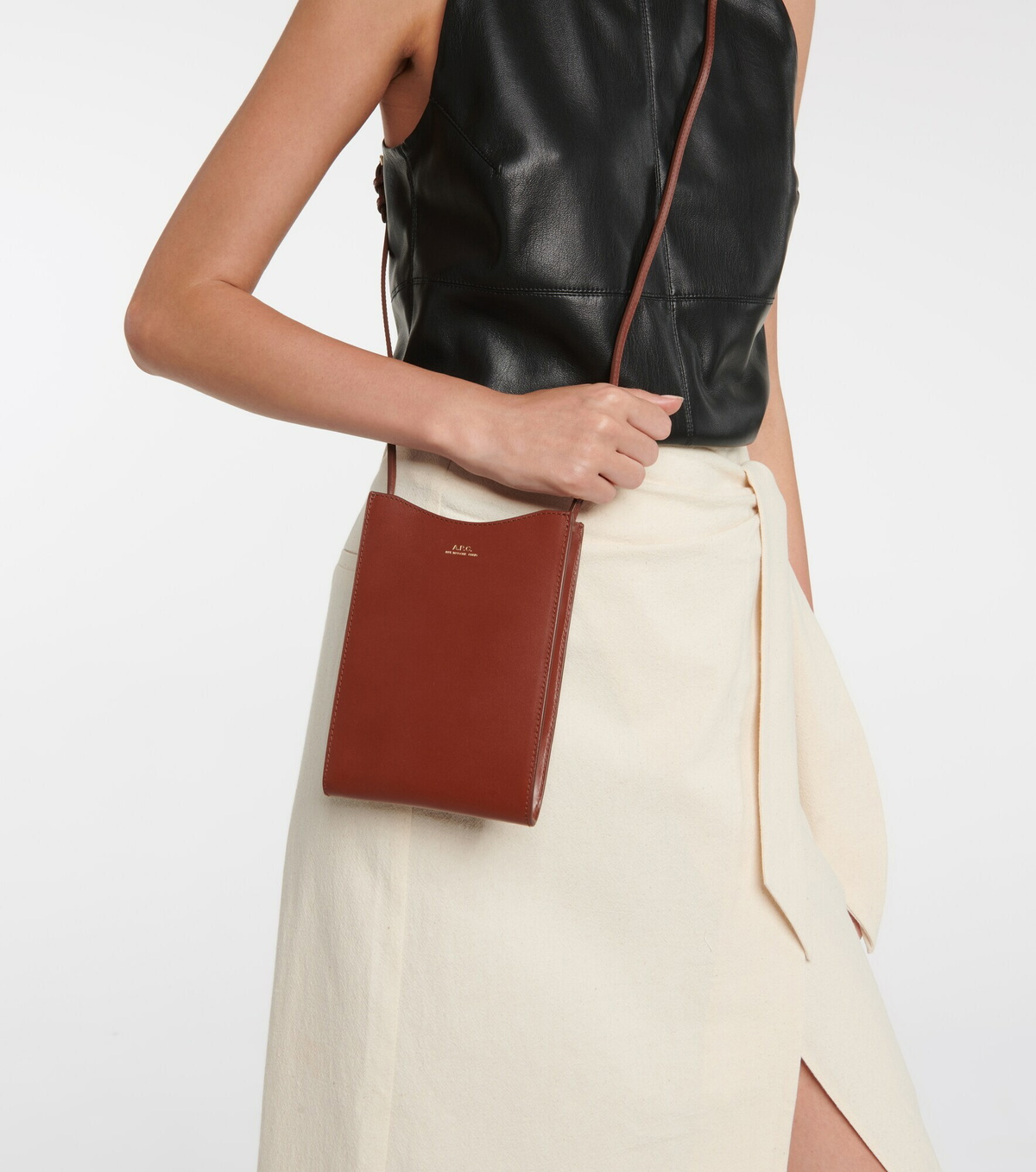 A.P.C. - Jamie leather crossbody bag