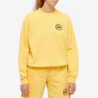 Sporty & Rich x Prince Crest Crew Sweat in Yellow/Black