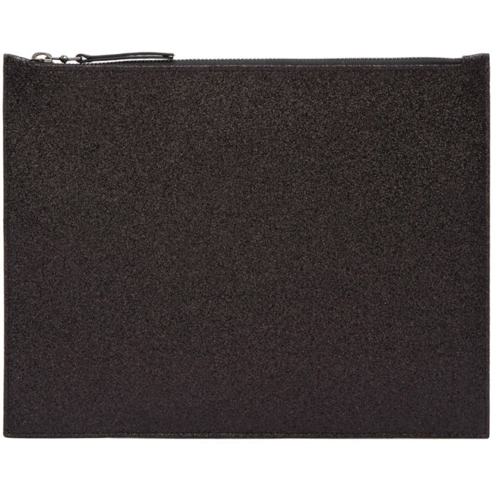 Photo: Maison Margiela Black Glitter Pouch