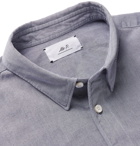 MR P. - Paul Washed-Cotton Shirt - Blue