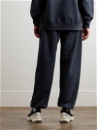 nanamica - Tapered Cotton-Blend Jersey Sweatpants - Blue