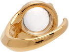 Alan Crocetti Gold Crystal Climax Ring