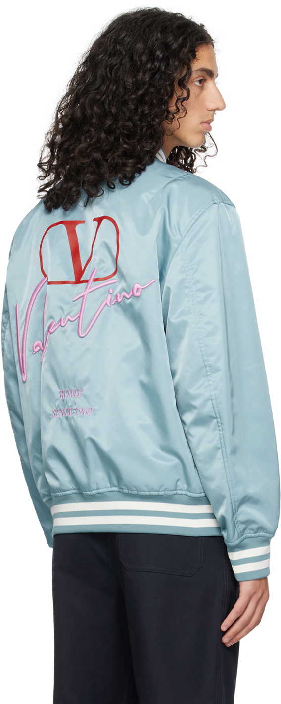 アウターその他 VALENTINO GARAVANI 'VLogo' bomber jacket Blue Valentino Blue VLogo Bomber Jacket Valentino