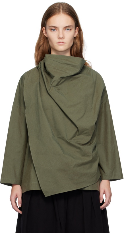 Photo: Toogood Khaki 'The Crofter' Blouse