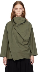 Toogood Khaki 'The Crofter' Blouse
