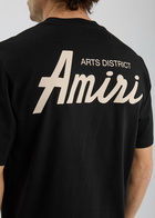 Amiri City Logo-print Cotton T-shirt Black