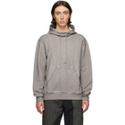 Diesel Red Tag Grey A-Cold-Wall* Edition Garment-Dyed Hoodie