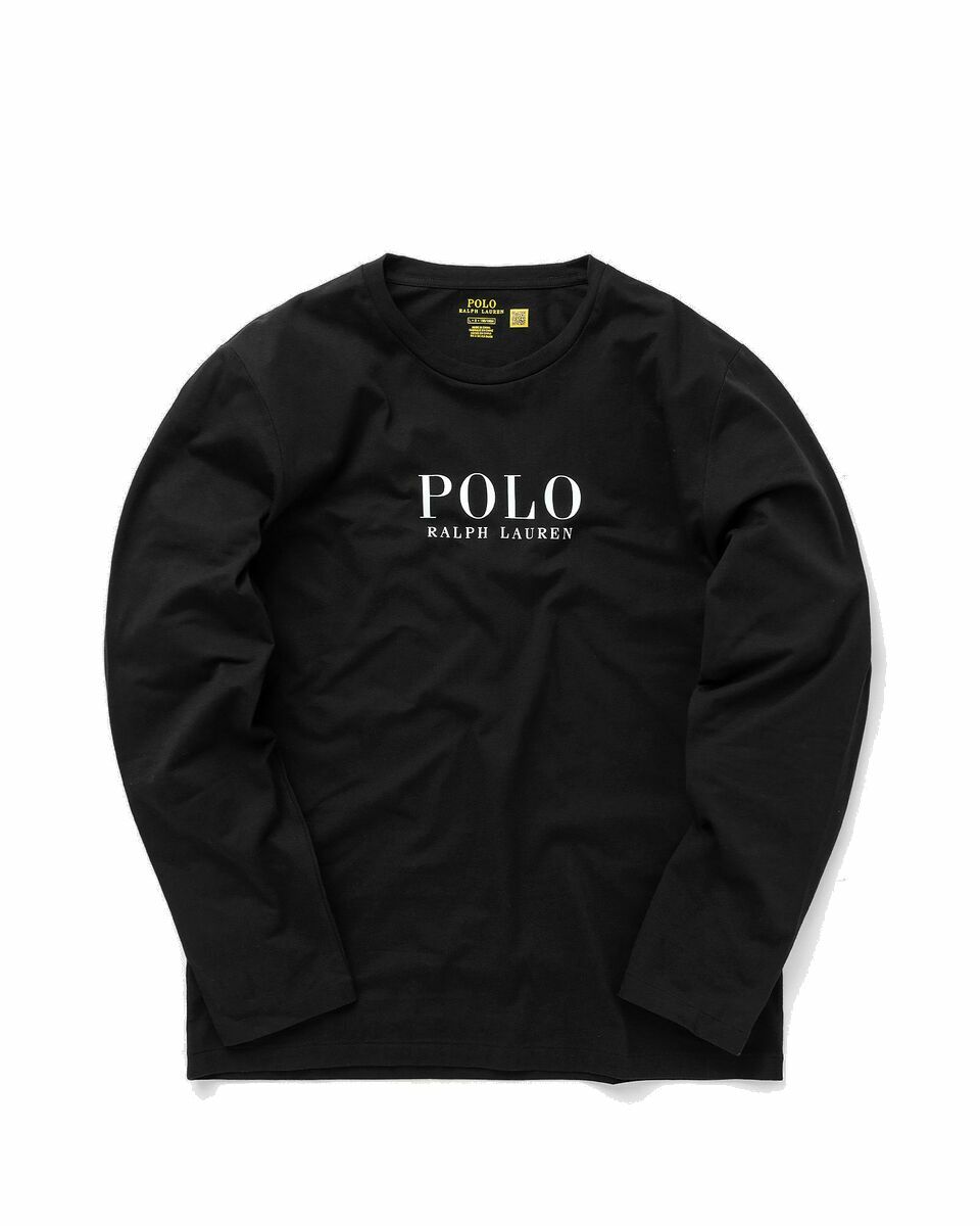 Photo: Polo Ralph Lauren L/S Crew Sleep Top Black - Mens - Sleep  & Loungewear