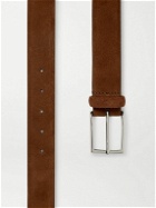 Anderson's - 3.5cm Suede Belt - Brown