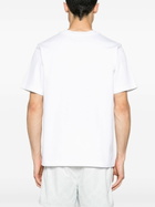 Casablanca White Tennis Club Print Organic Cotton T-Shirt