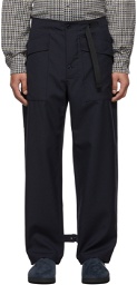 4SDESIGNS Navy Military Trousers