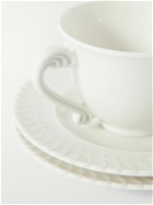 Buccellati - Ginori Set of Two Porcelain Tea Cups and Saucers