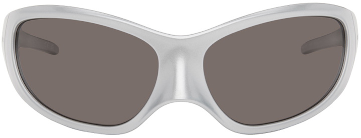 Photo: Balenciaga Silver Skin XXL Cat Sunglasses