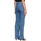 KHAITE Blue Danielle Stretch Jeans