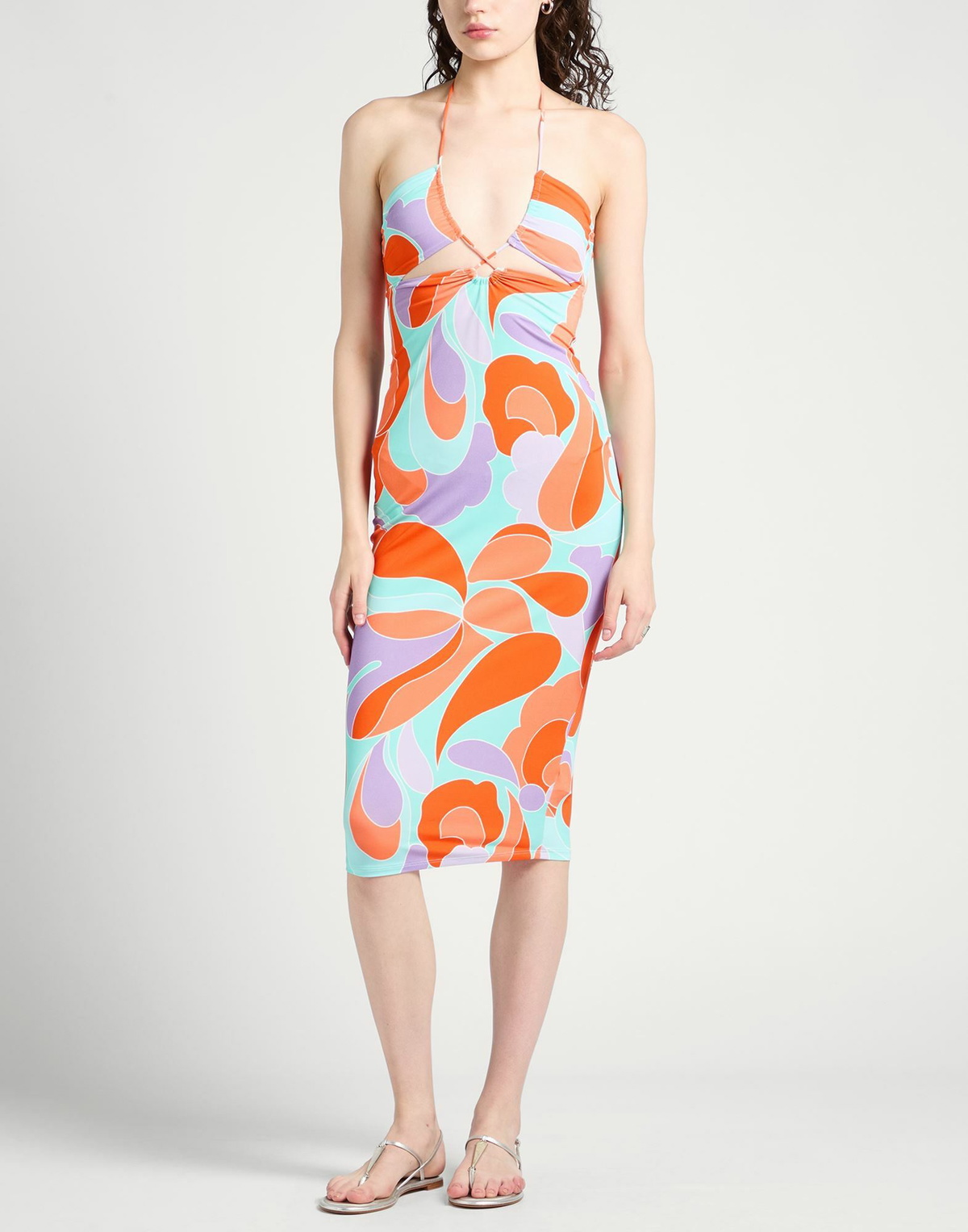 Mc2 Saint Barth Womens Midi dress in Turquoise