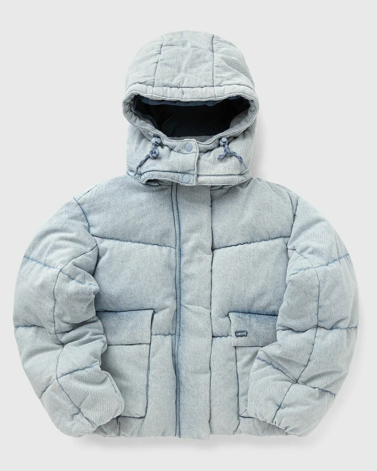 Levis Western Bubble Shorty White Down & Puffer Jackets
