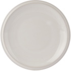 BKLYN CLAY White Saturn Dinnerwear Sandwich Plate