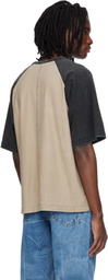 MMIC Brown & Black Block T-shirt