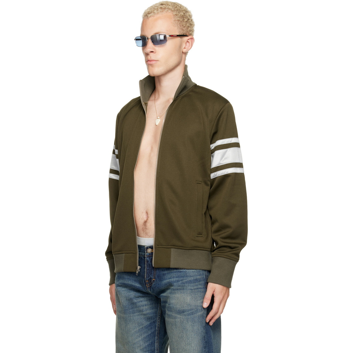 Raimundo Langlois Khaki Track Jacket
