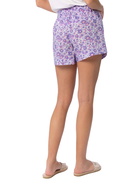 MC2 Saint Barth Woman Cotton Betsy Pull Up Shorts Meave | Made With Liberty Fabric