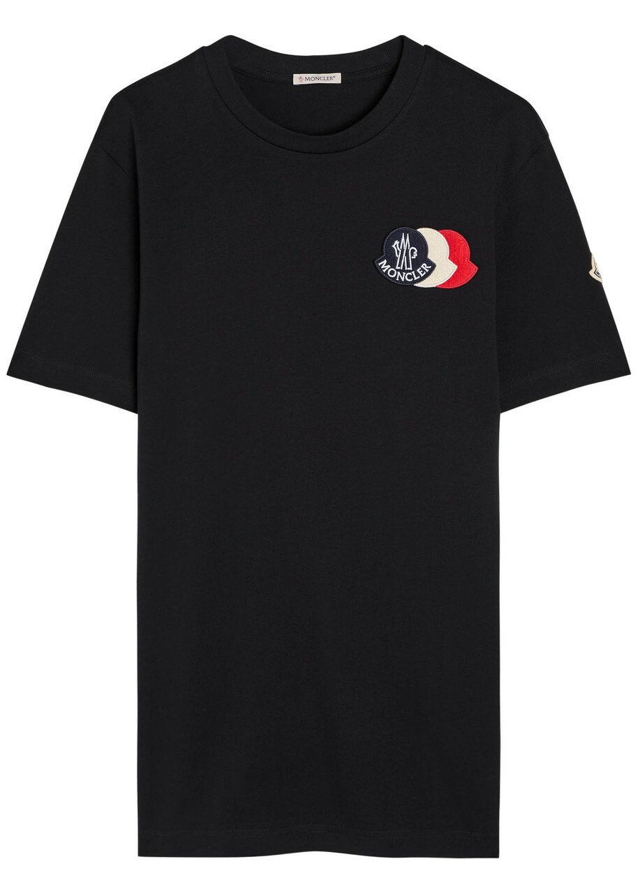 Moncler Men's x adidas Originals Panel T-Shirt in Black
