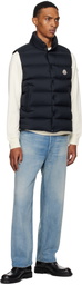 Moncler Navy Tibb Down Vest