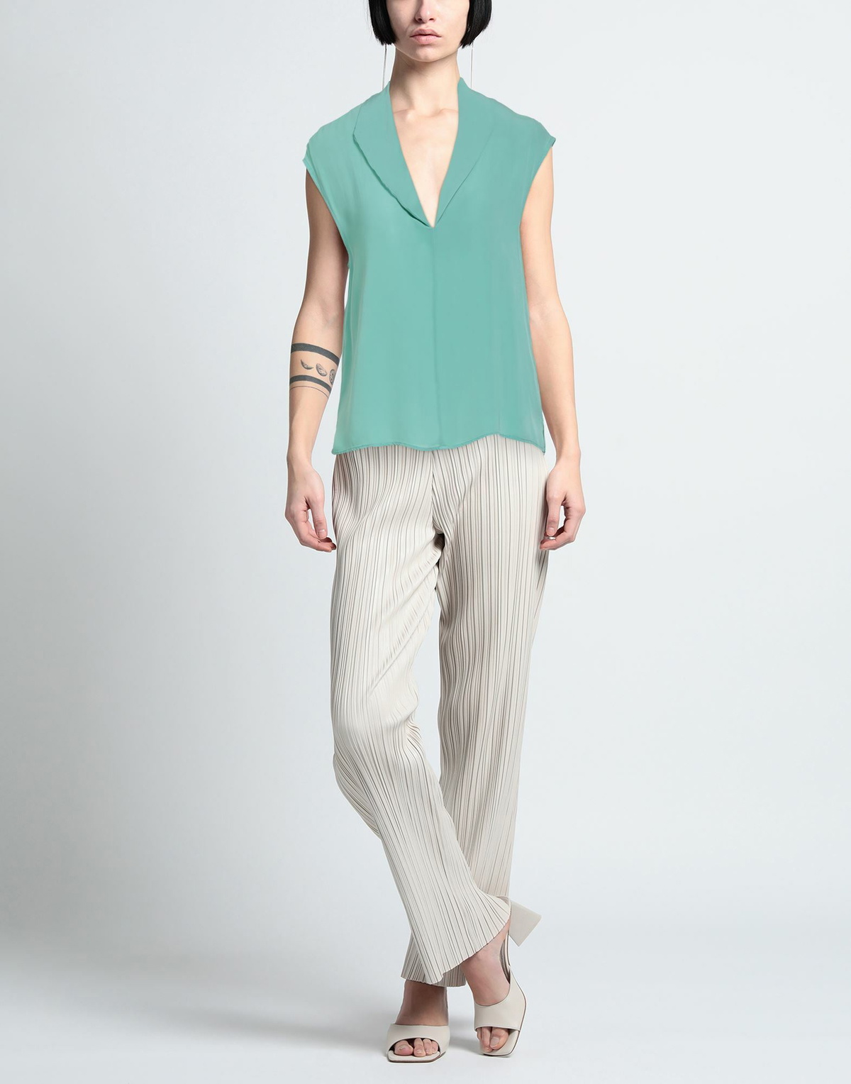 Alessia Santi Womens Top Light in Green