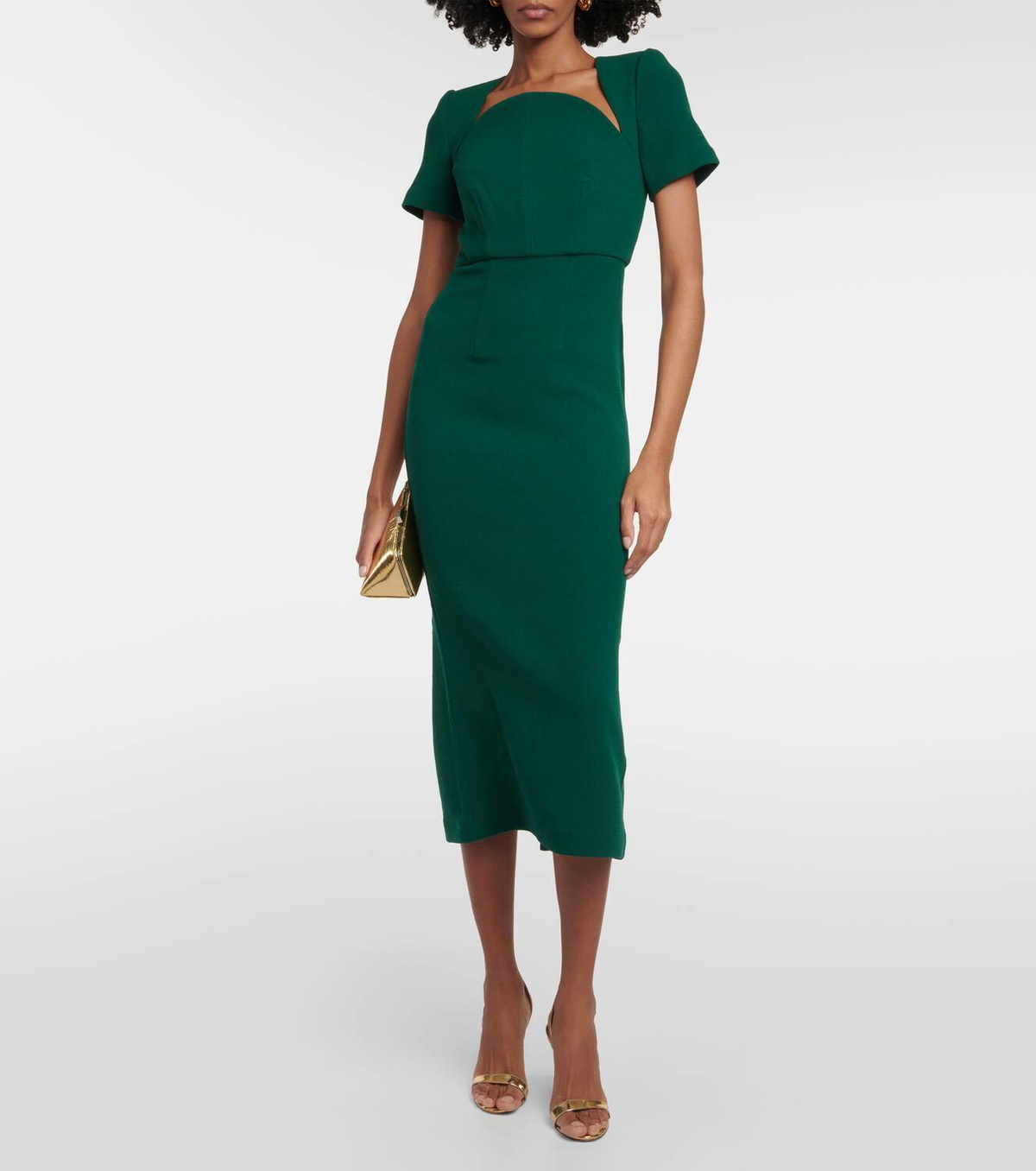 Roland mouret hotsell midi dress