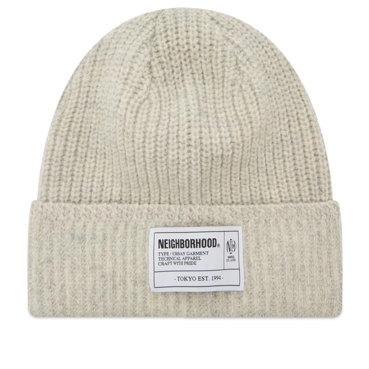 Photo: Neighborhood Men's Jp Beanie in Oatmeal 