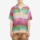 Magic Castles Men's Wave Vacation Shirt in Multi Waves