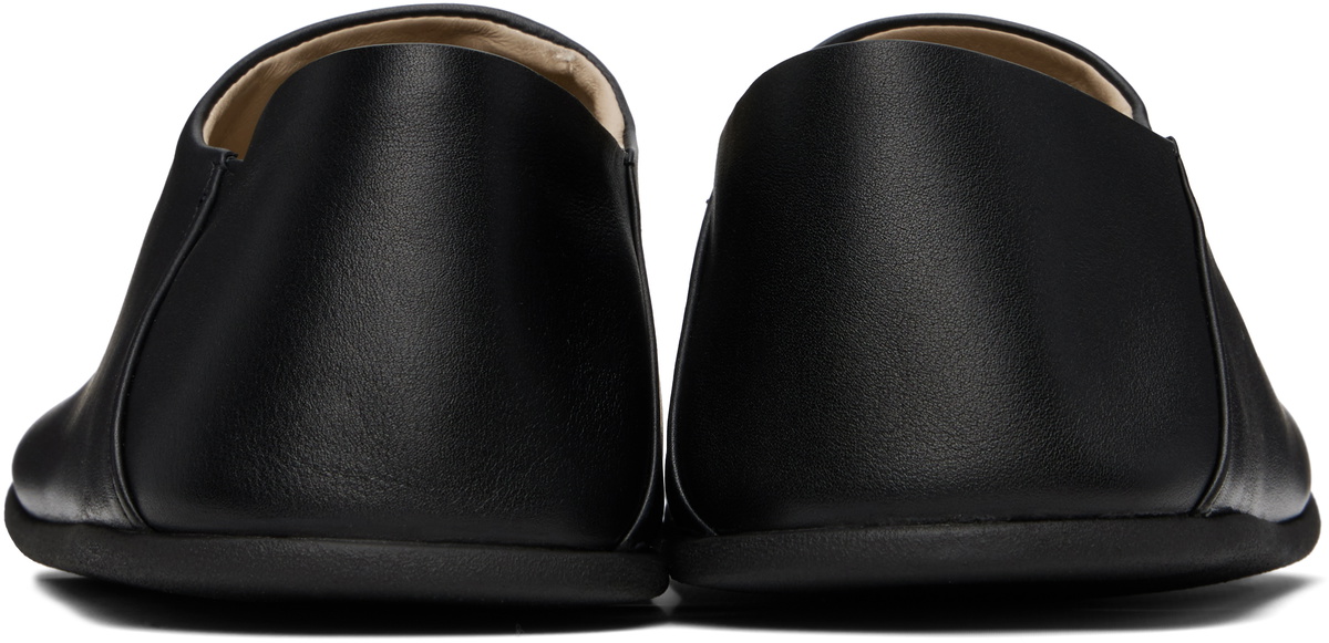 CHRISTEN SSENSE Exclusive Black Big Bootie Mule Loafers