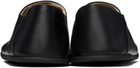 CHRISTEN SSENSE Exclusive Black Big Bootie Mule Loafers