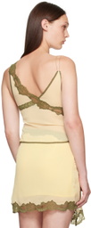VAILLANT Yellow Deconstructed Tank Top